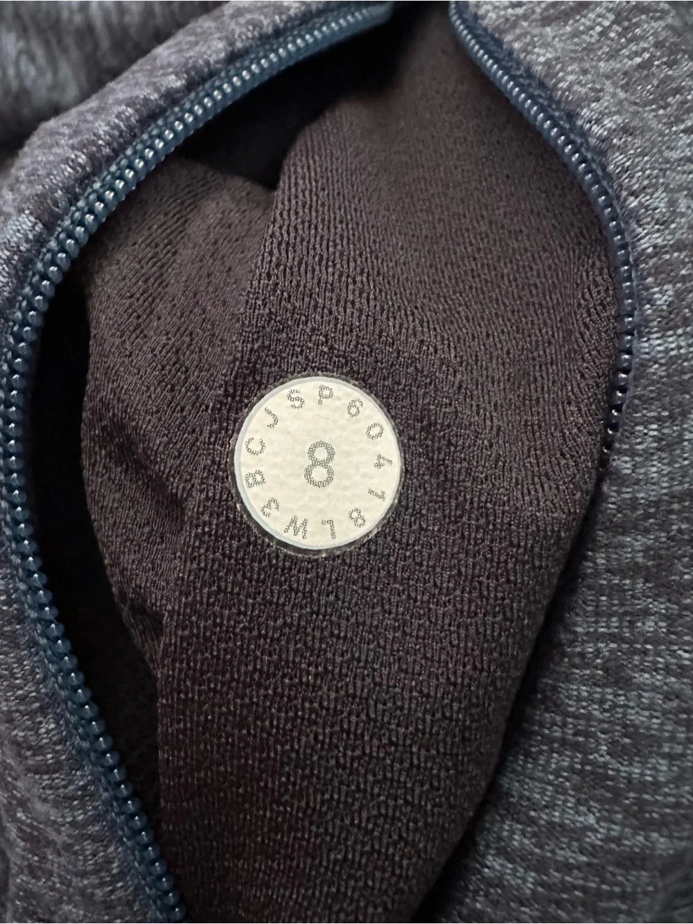 Lululemon Athletica Dark Heather Long Sleeve Athletic Top size 8 sports